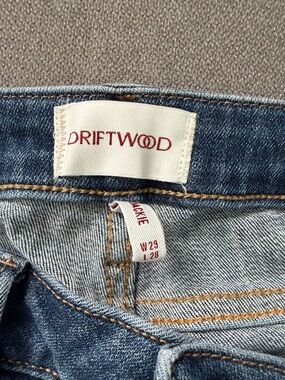 DRIFTWOOD Women's Mid Blue High-Rise Jeans